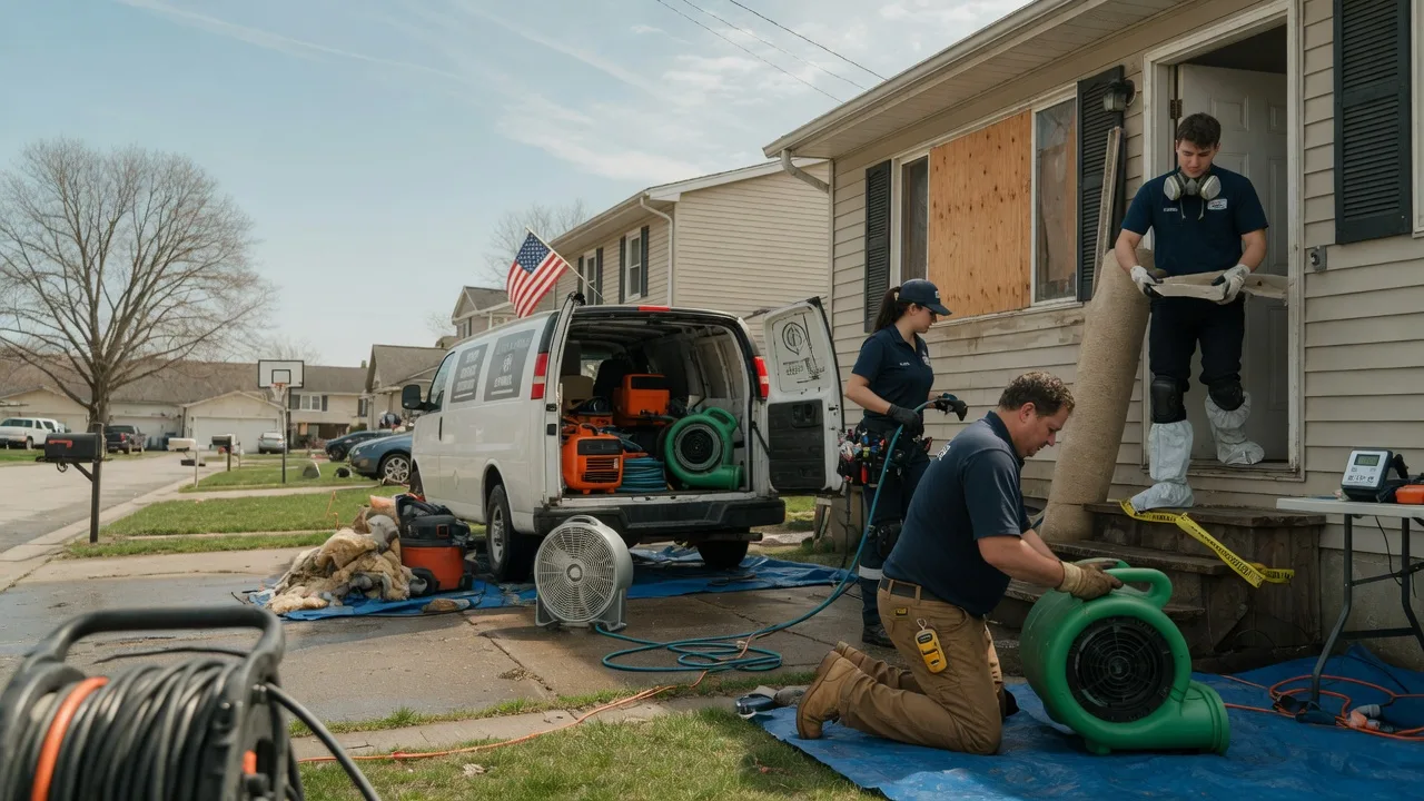 Water Damage Restoration in Bellmont, IL near me